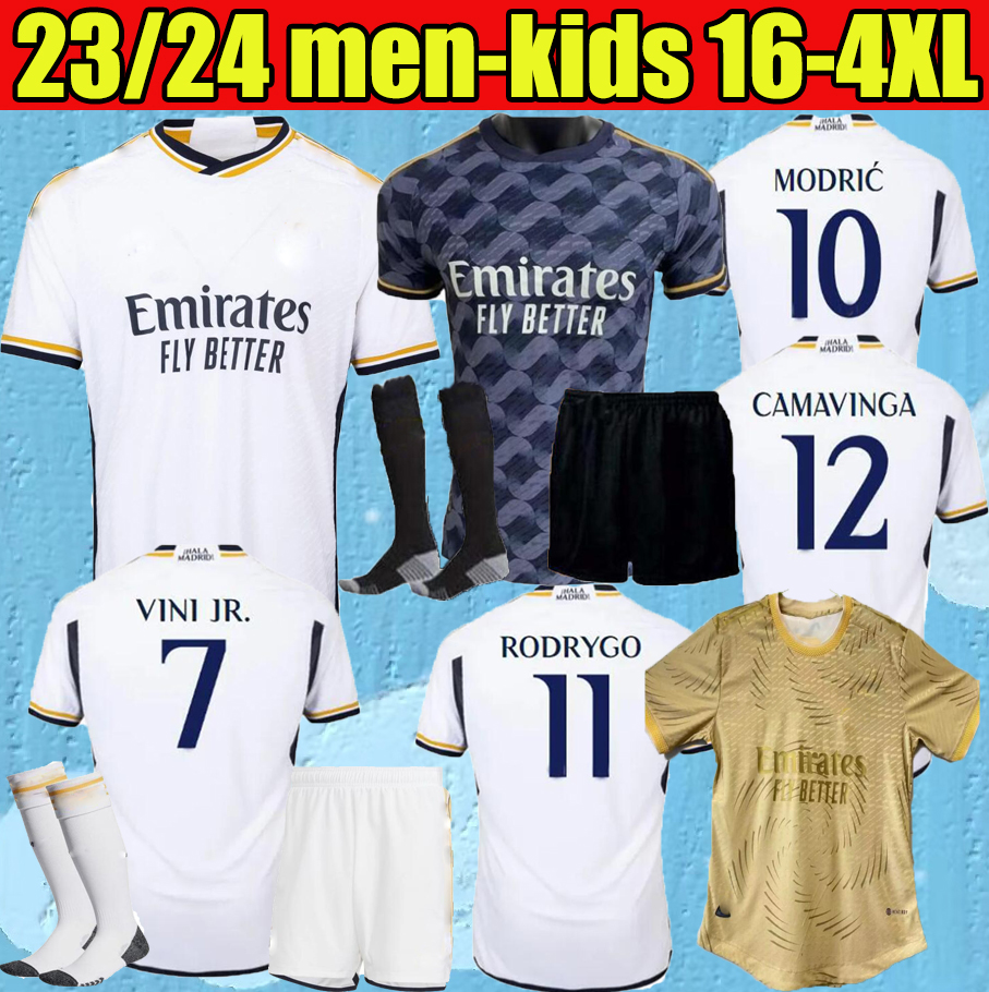 BENZEMA Final soccer jerseys 23 24 Fans Player football shirt VINI JR TCHOUAMENI MODRIC VALVERDE 2023 2024 men kids Copa del Rey reAL mADRIds KROOS uniform, 2324 home
BENZEMA Final soccer jerseys 23 24 Fans Player football shirt VINI JR TCHOUAMENI MODRIC VALVERDE 2023 2024 men kids Copa del Rey reAL mADRIds KROOS uniform, 2324 home