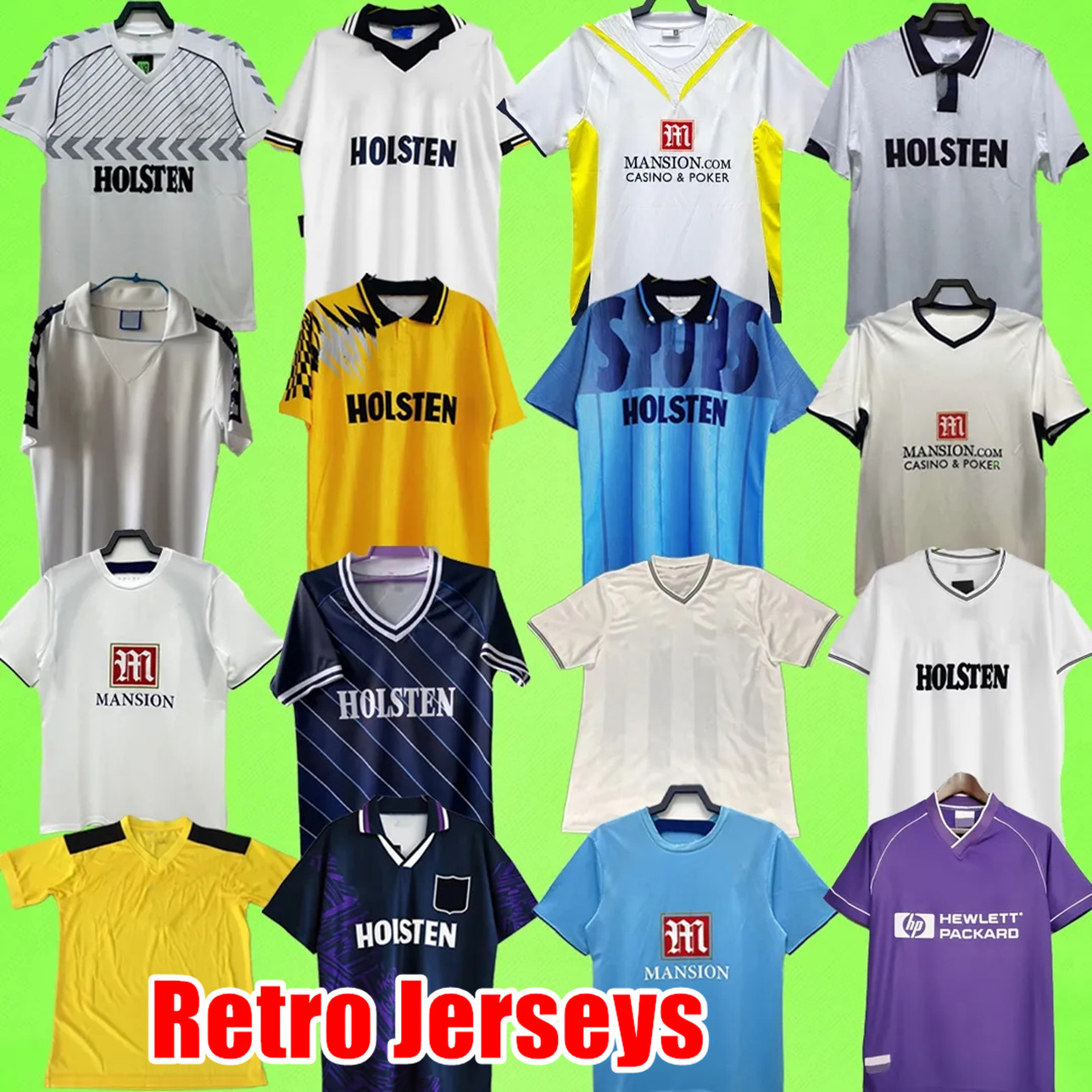 1988 Spurs Retro Soccer Jerseys TOTTENHAM Football jersey 1982 1992 GASCOIGNE KLINSMANN SHERINGHAM BALE GINOLA LINEKER DEFOE MODRIC ANDERTON KEANE Football Shirt, 2006 07 away
1988 Spurs Retro Soccer Jerseys TOTTENHAM Football jersey 1982 1992 GASCOIGNE KLINSMANN SHERINGHAM BALE GINOLA LINEKER DEFOE MODRIC ANDERTON KEANE Football Shirt, 2006 07 away