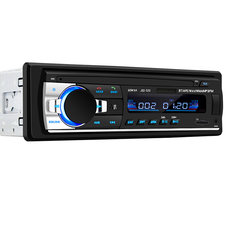 Bluetooth Car Stereo, 4x60W Car Audio FM Radio Auto MP3 Player USB/SD/AUX Hands Free Calling with Wireless Remote Control