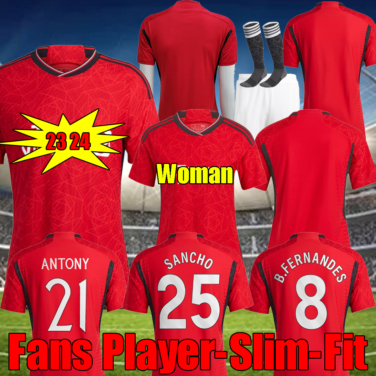 23 24 SANCHO Woman men soccer jerseys B. FERNANDES RASHFORD MANS UTDs football shirt 2023 kids kit ERIKSEN ANTONY CASEMIRO DE GEA MANCHESTERS fans player top, 23-24 home+uel patch
23 24 SANCHO Woman men soccer jerseys B. FERNANDES RASHFORD MANS UTDs football shirt 2023 kids kit ERIKSEN ANTONY CASEMIRO DE GEA MANCHESTERS fans player top, 23-24 home+uel patch