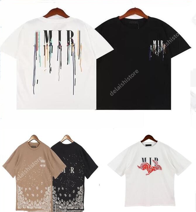 Mens womens T Shirt Designer Tshirt Limited Edition Couples Tees Street Wear Summer Fashion Brand A miri Shirt Splash-ink Letter Print Short Sleeve Casual, C12
Mens womens T Shirt Designer Tshirt Limited Edition Couples Tees Street Wear Summer Fashion Brand A miri Shirt Splash-ink Letter Print Short Sleeve Casual, C12