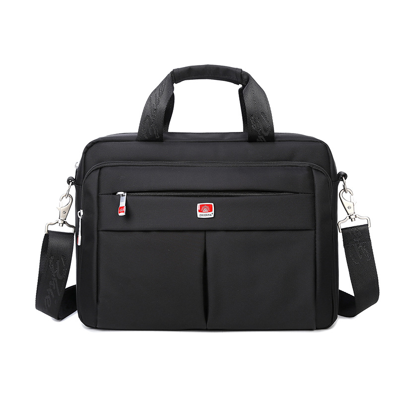 Whole Portable 14quot Laptop Bags Crossbody Briefcase Business Mens Bag Bolsas Homme Large Capacity Oxford Briefcases For M
