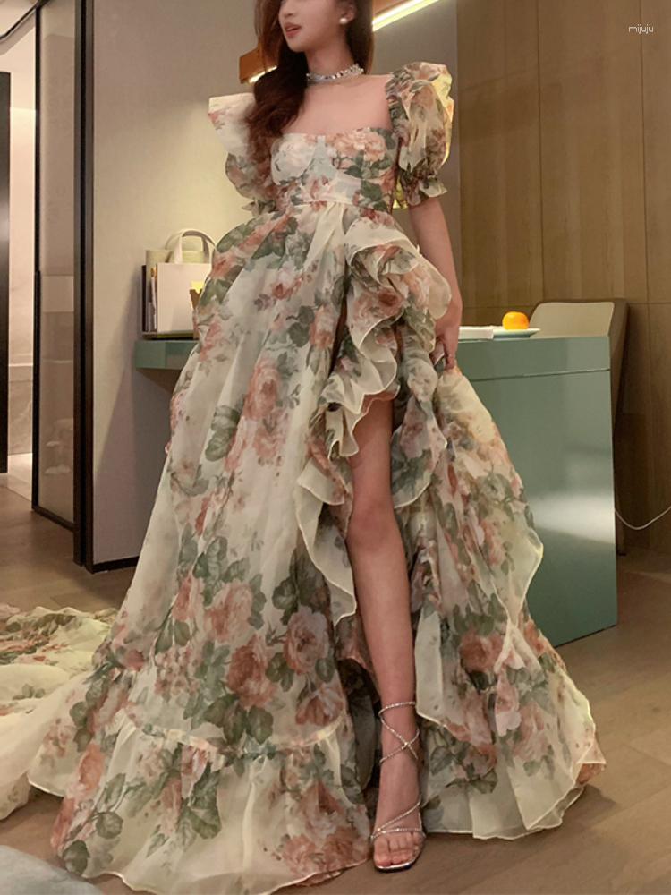 Casual Dresses 2023 Summer Even Floral Dress Women Short Sleeve Long Office Lady Birthday Party Formal Korean Holiday Chic
Casual Dresses 2023 Summer Even Floral Dress Women Short Sleeve Long Office Lady Birthday Party Formal Korean Holiday Chic