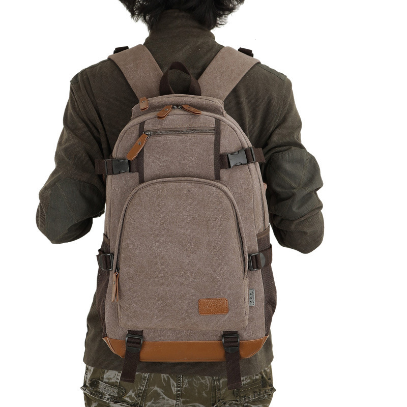 School Bags Men s Backpack Male Canvas Laptop Computer high school student college students bag male Men Travel 230629