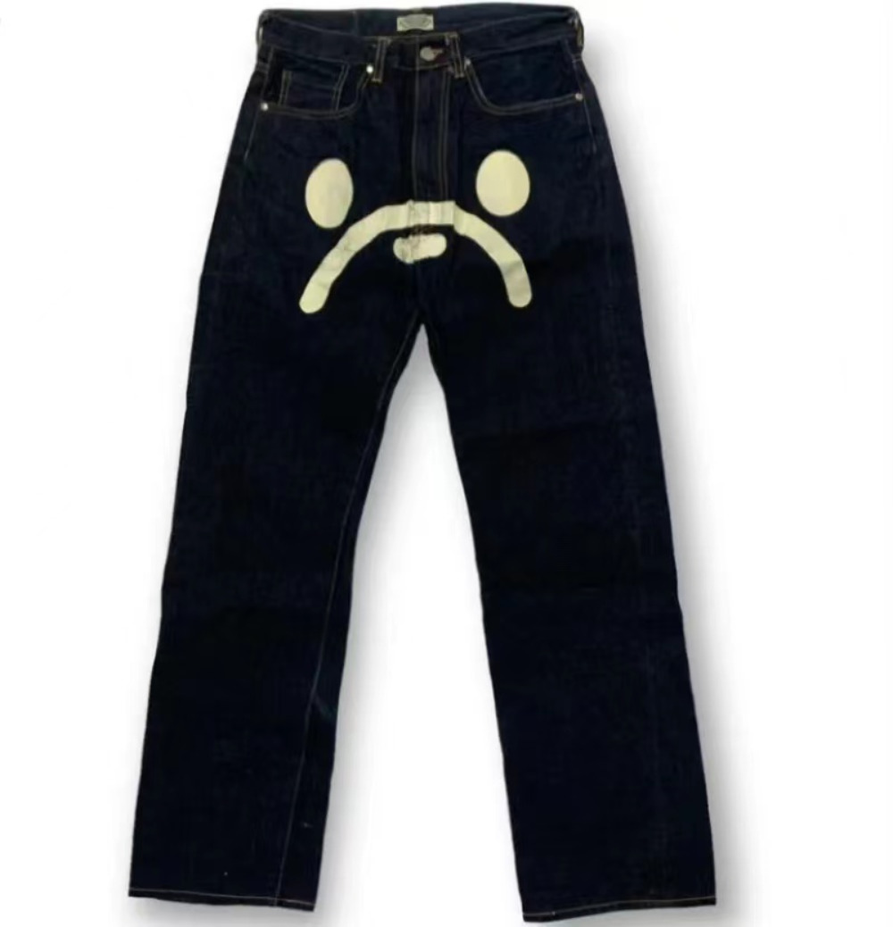 Men s Jeans Y2k Mens Retro Punk Hip Hop Rock Graphic Print Oversized Baggy Harajuku Gothic Wide Leg Pants Streetwear 230629