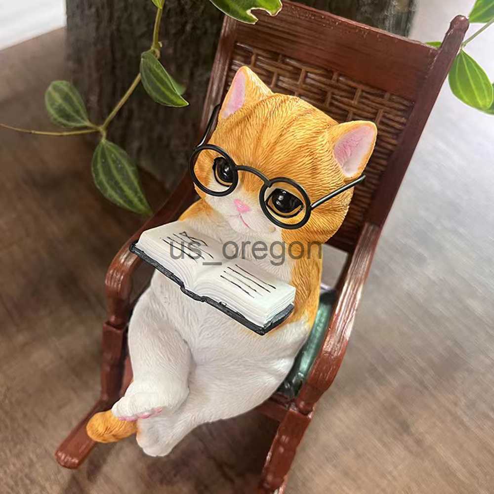 Vases Cute Resin Animal Vase with Fish Tank Wheelchair Cat Sculpture Cole Duck Figure Succulent Plants Pots Decoration Zebra Craft x0630