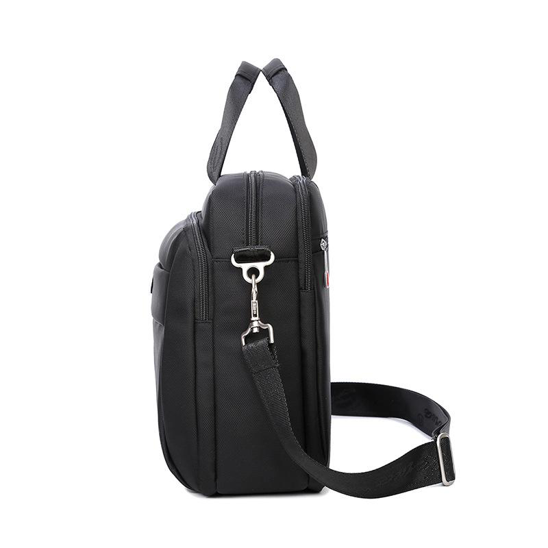 Whole Portable 14quot Laptop Bags Crossbody Briefcase Business Mens Bag Bolsas Homme Large Capacity Oxford Briefcases For M