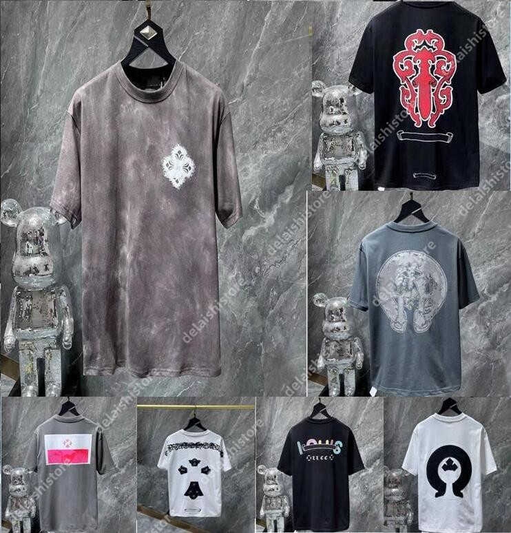 2023 Mens T-Shirts Heart Brand Crew Neck Chromes Short Sleeves Tops Tees CH T-shirts Sweater Casual Horseshoe Sanskrit Cross Pattern Tees Men Tshirts, C12
2023 Mens T-Shirts Heart Brand Crew Neck Chromes Short Sleeves Tops Tees CH T-shirts Sweater Casual Horseshoe Sanskrit Cross Pattern Tees Men Tshirts, C12