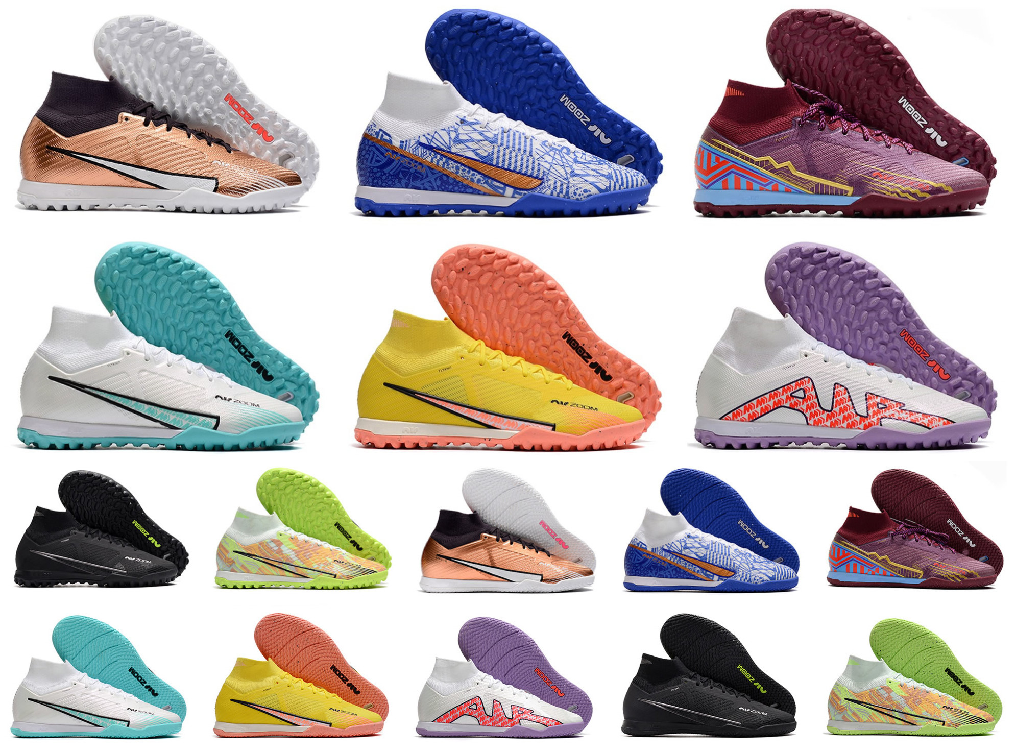 Mens Soccer Football Shoes Superfly Ix 9 360 Elite Tf Ic Flat Boots Women Boys High Cleats Turf Indoor Outdoor Lucent Pack Us6.5-11, Box
Mens Soccer Football Shoes Superfly Ix 9 360 Elite Tf Ic Flat Boots Women Boys High Cleats Turf Indoor Outdoor Lucent Pack Us6.5-11, Box