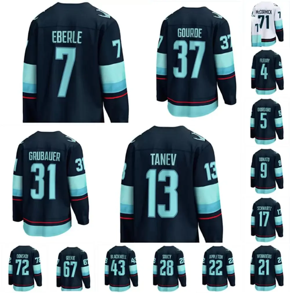 Hockey 2022 Custom 13 Brandon Tanev Hockey Jersey 31 Philipp Grubauer 37 Yanni Gourde 6 Adam Larsson 17 Jaden Schwartz 7 Eberle 4 Fleury Sti, Colour 4
Hockey 2022 Custom 13 Brandon Tanev Hockey Jersey 31 Philipp Grubauer 37 Yanni Gourde 6 Adam Larsson 17 Jaden Schwartz 7 Eberle 4 Fleury Sti, Colour 4