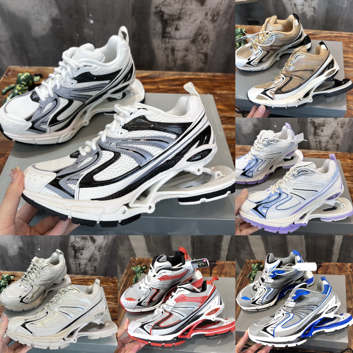 X-Pander Sneaker Designer Breathable Mesh Casual Shoes Men Women Triple 6.0 Sneakers Yellow Black Nylon Sport Arch Shoes, Colour 9 
X-Pander Sneaker Designer Breathable Mesh Casual Shoes Men Women Triple 6.0 Sneakers Yellow Black Nylon Sport Arch Shoes, Colour 9