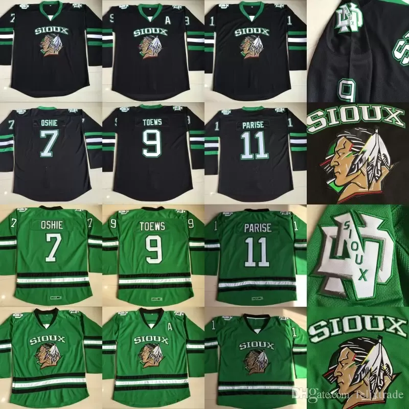 Hockey North Dakota Fighting Sioux Hockey 9 Jonathan Toews #7 TJ Oshie #11 Zach Parise Fighting Hawks UND Ice Hockey Jerseys Double Stiched, Brown
Hockey North Dakota Fighting Sioux Hockey 9 Jonathan Toews #7 TJ Oshie #11 Zach Parise Fighting Hawks UND Ice Hockey Jerseys Double Stiched, Brown