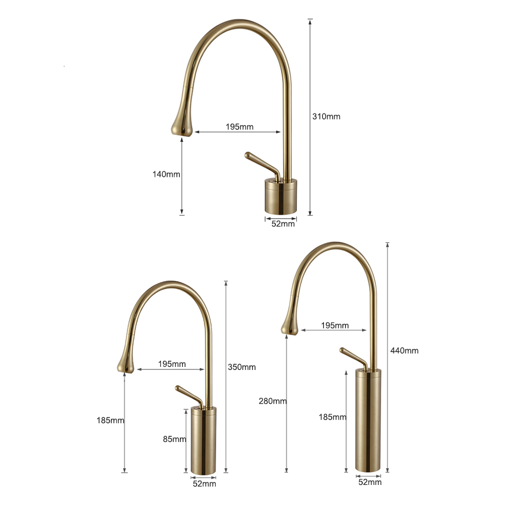 Bathroom Sink Faucets Modern Basin Faucet Brushed Gold Black Silver Faucet Deck Mounted Basin Sink Tap Mixer Cold Brass Tap for Bathroom 230629