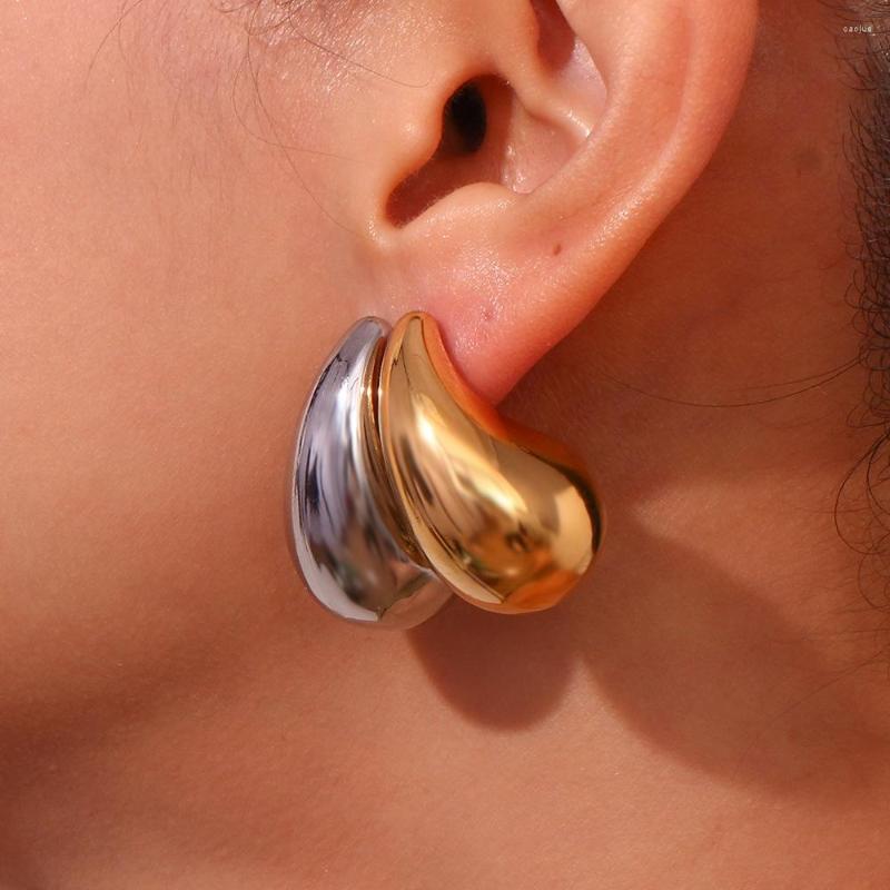 Stud Earrings Simple Hoop Earring For Woman Gold Silver Color Fashion Korean Geometric Metal Water Drop Party Jewelry Accessories
Stud Earrings Simple Hoop Earring For Woman Gold Silver Color Fashion Korean Geometric Metal Water Drop Party Jewelry Accessories
