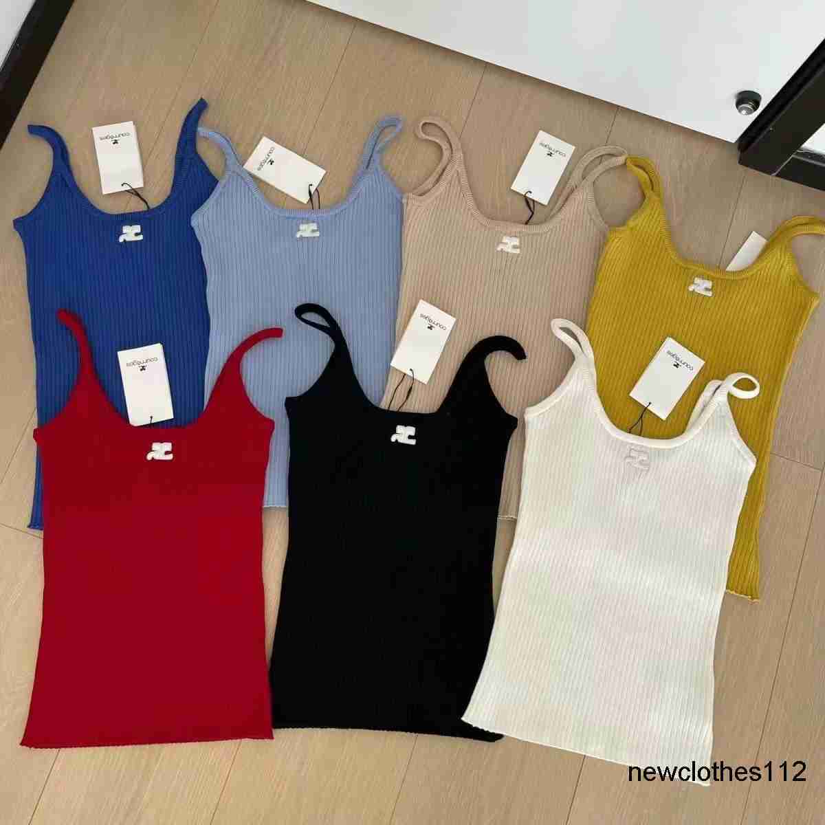 Courreges Summer Womens tanks camis knirred vest Tops wonmens sleeveless sweater letter bra asian size, 11
Courreges Summer Womens tanks camis knirred vest Tops wonmens sleeveless sweater letter bra asian size, 11