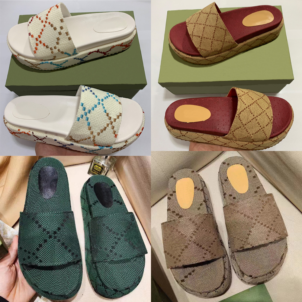 slipper womens fashion embroidered canvas designer slides slip on slippers girls 60mm Canvas covered platform sandals and dust bags big size 35-45, 4#
slipper womens fashion embroidered canvas designer slides slip on slippers girls 60mm Canvas covered platform sandals and dust bags big size 35-45, 4#