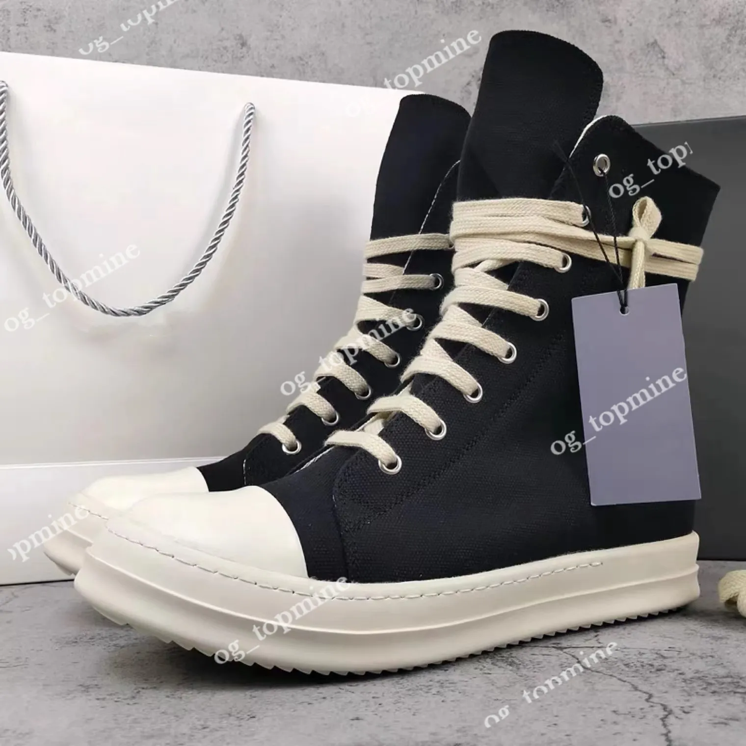 Rick Owen Designer Seak Boot Sneakers Canvas High Top Male Fashion Breathable Men Women Casual Shoes Luxury Black Lace Up Mens DFGDFG
Rick Owen Designer Seak Boot Sneakers Canvas High Top Male Fashion Breathable Men Women Casual Shoes Luxury Black Lace Up Mens DFGDFG