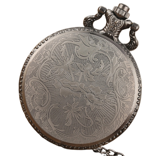 Big G masonry Masonic Pattern Pocket Watch Antique Vine Silver Gray Quartz Clock Pendant Necklace Chain Gifts
