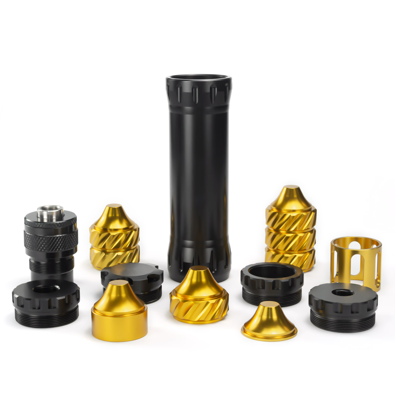 1.375x24 Thread Fuel Filter 1.7''OD 6''L Aluminum 7075 Solvent Trap 6x Spiral Cups Skirtless Cup 1/2x28 and 5/8x24 Caps with Stainless Steel piston booster Napa 4003 Wix 24003
1.375x24 Thread Fuel Filter 1.7''OD 6''L Aluminum 7075 Solvent Trap 6x Spiral Cups Skirtless Cup 1/2x28 and 5/8x24 Caps with Stainless Steel piston booster Napa 4003 Wix 24003