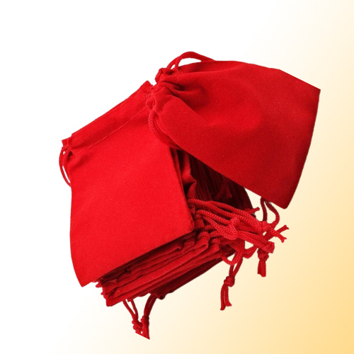 5x7cm Velvet Drawstring Pouch BagJewelry Bag ChristmasWedding Gift Bags Black Red Pink Blue 10 Color GB1459
