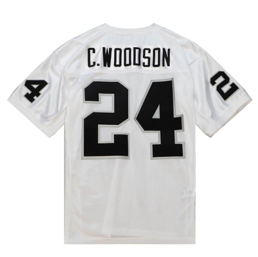 Stitched football Jerseys 24 Charles Woodson 1998 mesh retro Rugby jerseys men women youth S-6XL