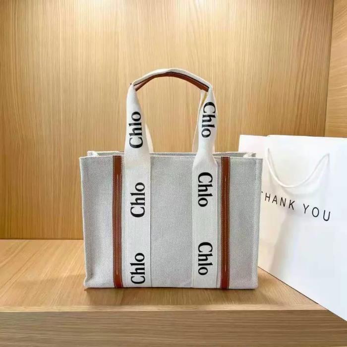 Linen Fashion Women's Hobo Handbag - Woody Tote with High Nylon Fabric for Travel