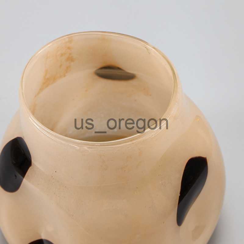 Vases Polka Dots Old Fashioned General Glass Vase Home Decoration Flower Pot Container Plants Holder Handmade Flowerpot x0630