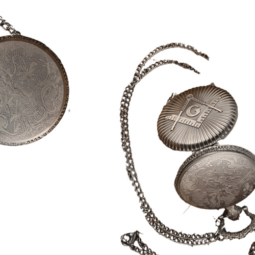 Big G masonry Masonic Pattern Pocket Watch Antique Vine Silver Gray Quartz Clock Pendant Necklace Chain Gifts