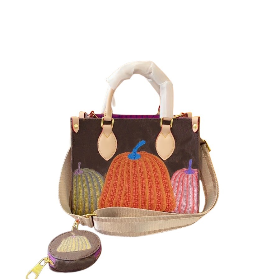2023 New Designers Tote Bag X Yayoi Kusama mini Totes Graphic printing Pumpkin Womens Designer Handbags Big Capacity Ladies Shopping Bags, B 20*12*14
2023 New Designers Tote Bag X Yayoi Kusama mini Totes Graphic printing Pumpkin Womens Designer Handbags Big Capacity Ladies Shopping Bags, B 20*12*14