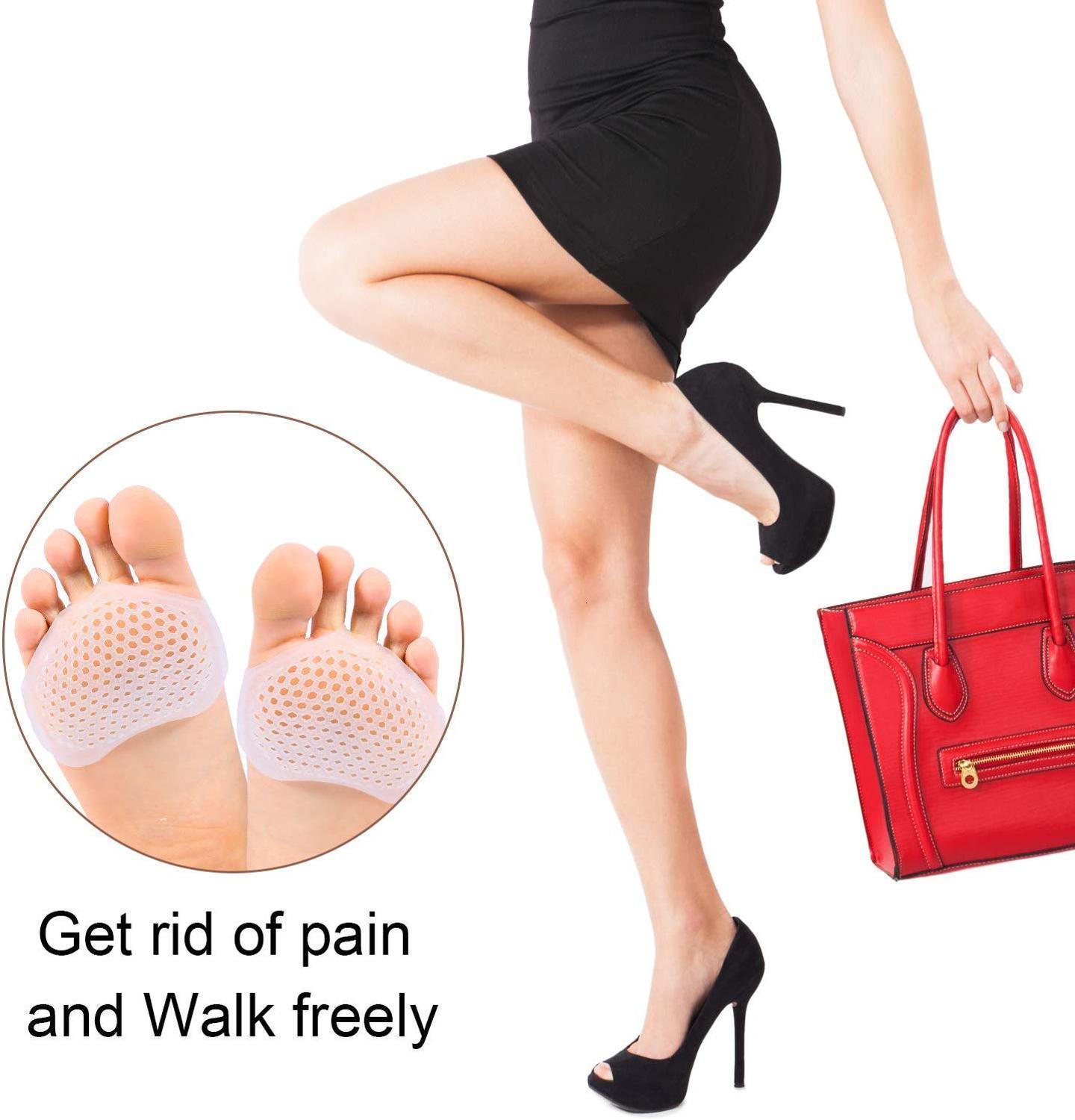 Shoe Parts Accessories Foot Rasps 10 Pairs Metatarsal Pads Ball of Foot Cushions Foot Pain Relief Pads for Women Foot Pain Forefoot Pad Gel Cushion Re