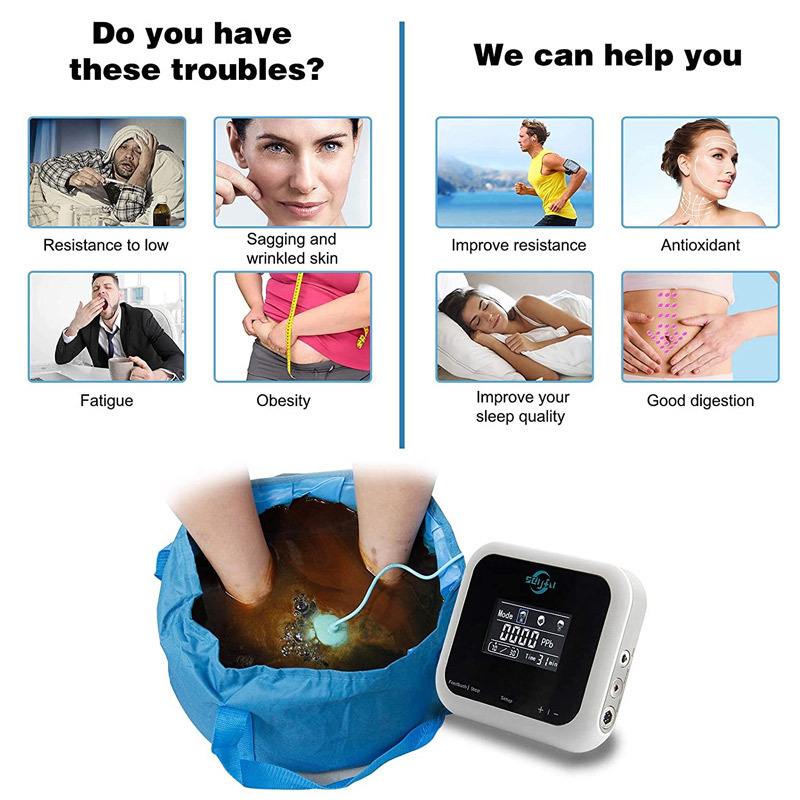 Foot Care LCD Ion Bath Detox Spa Ionic Machine Tub Array Aqua Cell Cleanse desintoxicador ionico para pies 230629