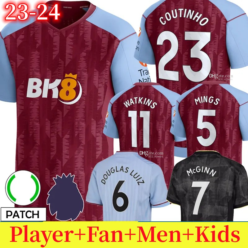 23/24 AsTOn VilLaS Soccer Jerseys Kids Kit Home 2023 2024 Football Shirt Training Away Fans Player Version Camisetas Futbol MINGS McGINN BUENDIA WATKINS Maillot Foot, Away 22-23
23/24 AsTOn VilLaS Soccer Jerseys Kids Kit Home 2023 2024 Football Shirt Training Away Fans Player Version Camisetas Futbol MINGS McGINN BUENDIA WATKINS Maillot Foot, Away 22-23