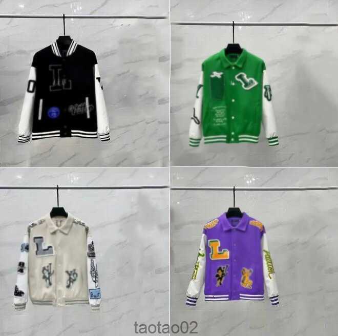 Flocking Leather sleeves Baseball Coat Men's Jackets Mens women's jacket Highs Quality Casual Fashion brand Couples Men Women Varsity Coats Designer ClothingC6JI
Flocking Leather sleeves Baseball Coat Men's Jackets Mens women's jacket Highs Quality Casual Fashion brand Couples Men Women Varsity Coats Designer ClothingC6JI