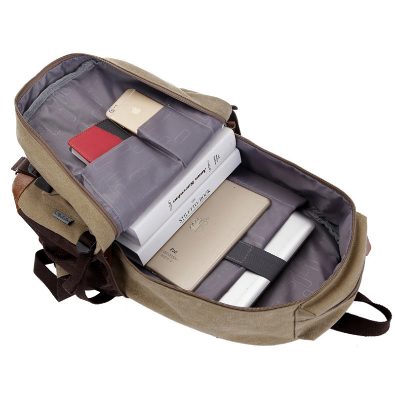 School Bags Men s Backpack Male Canvas Laptop Computer high school student college students bag male Men Travel 230629
