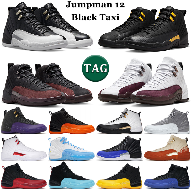 Jumpman 12 basketball shoes men 12s Playoffs Black Taxi Stealth Royalty Brilliant Orange Field Purple Reverse Flu Game mens trainers outdoor sports sneakers, 23
Jumpman 12 basketball shoes men 12s Playoffs Black Taxi Stealth Royalty Brilliant Orange Field Purple Reverse Flu Game mens trainers outdoor sports sneakers, 23