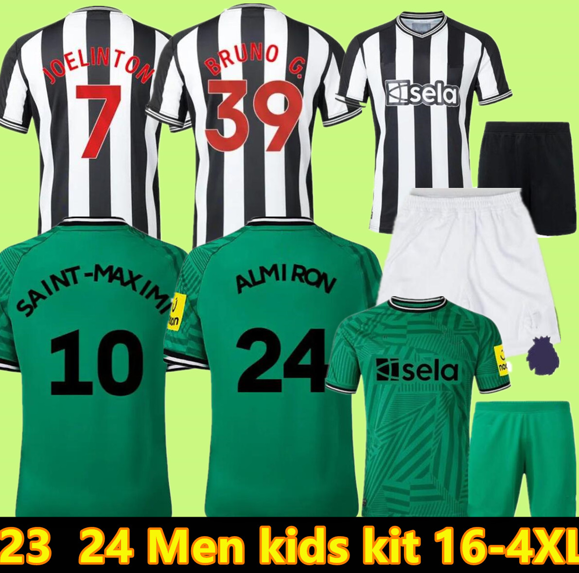 23/24 NeWCasTLeS UnITeDS Soccer Jerseys Kids Kit 2023 2024 Football Shirt Training NufCs Home Away Third Child Set Fan Player Version BRUNO G. WILSON SAINT MAXIMIN ISAK, S-4xl 4
23/24 NeWCasTLeS UnITeDS Soccer Jerseys Kids Kit 2023 2024 Football Shirt Training NufCs Home Away Third Child Set Fan Player Version BRUNO G. WILSON SAINT MAXIMIN ISAK, S-4xl 4