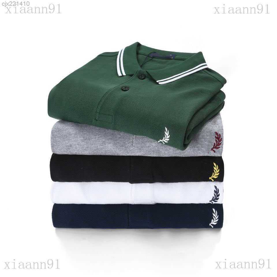 New Designer fashion Luxury Classic polo shirt summer English cotton Ear of wheat sleeve and women crescent embroidery business T-shirt Fred Perry 8RBY
New Designer fashion Luxury Classic polo shirt summer English cotton Ear of wheat sleeve and women crescent embroidery business T-shirt Fred Perry 8RBY