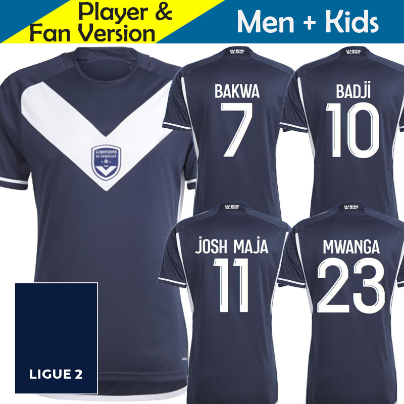 GirONdiNs de BoRDeaUx 23 24 Maillot Lisboa Soccer Jerseys Foot Kids Kit Fc Football Shirts Home Training 2023 2024 Home Fan Player Version BAKWA BADJI JOSH MAJA MWANGA, 23-24 home
GirONdiNs de BoRDeaUx 23 24 Maillot Lisboa Soccer Jerseys Foot Kids Kit Fc Football Shirts Home Training 2023 2024 Home Fan Player Version BAKWA BADJI JOSH MAJA MWANGA, 23-24 home