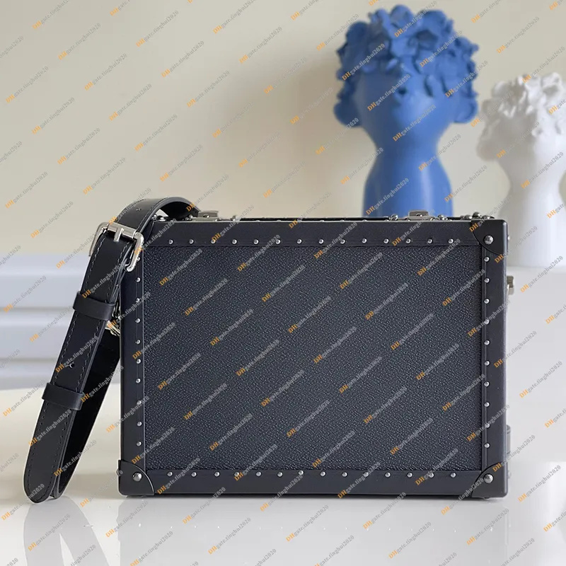 Unisex Fashion Casual Designe Luxury clutch box Shoulder Bags Crossbody Messenger Bag Handbag Tote TOP Mirror Quality Purse briefcase traveling bag suitcase bag