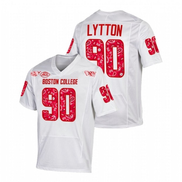 BOSTON COLLEGE Eagles RED BANDANA Football Jersey Jack Brandon Dennis Grosel Jurkovec Menard Morehead Rueve Coleman Dayne Garwo I