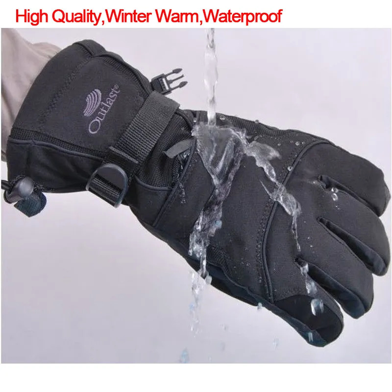 Five Fingers Gloves Black Snow Ski Waterproof 30C Degree Winter Warm Snowboard Men Women Motocross Windproof Cycling Motorcycle 230928