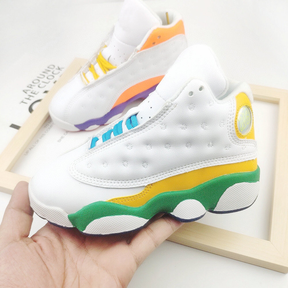 75Color ARM Small Kids Designer Kid Shoes Boy Girl Sports basketball shoes Trainers Boys and Girls Athletic Outdoor Kids Sneakers Size 22-35