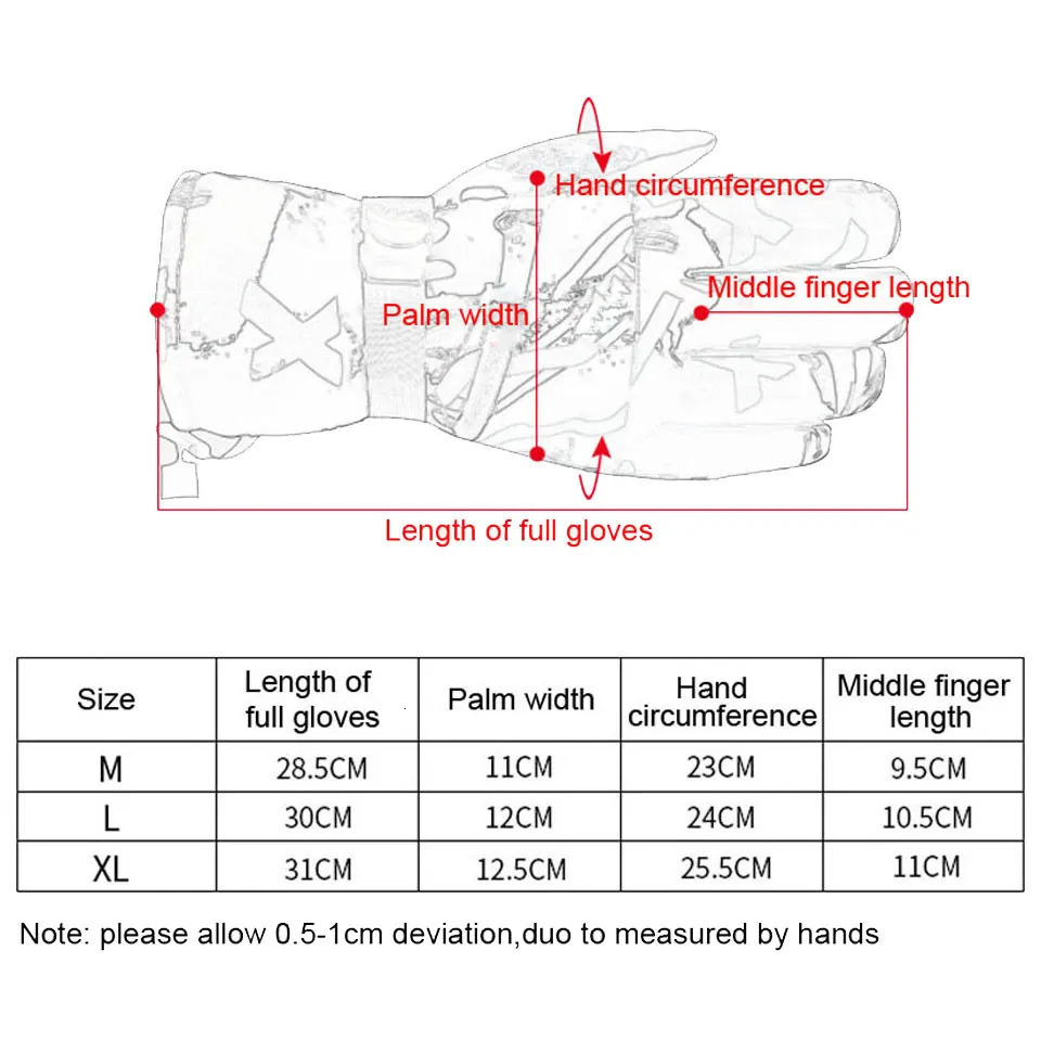 Five Fingers Gloves Professional Winter Warm Ski Touch Screen Fleece Snowboard Ultralight Waterproof Motorcycle Thermal Snow Women Men 230928