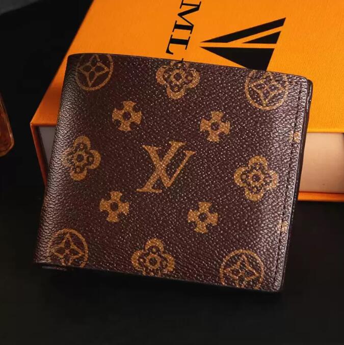 AAA High Quality designer classic wallet credit cards holder mens luxury plaid wallet dhgate designers women fashion purse high-end short wallets with box
