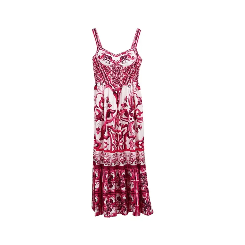 Basic Casual A E Holiday Dress Women Fsahion High Waist Puff Hem Maxi Vestidos Fashion Banquet Prom Formal Dresses Lady