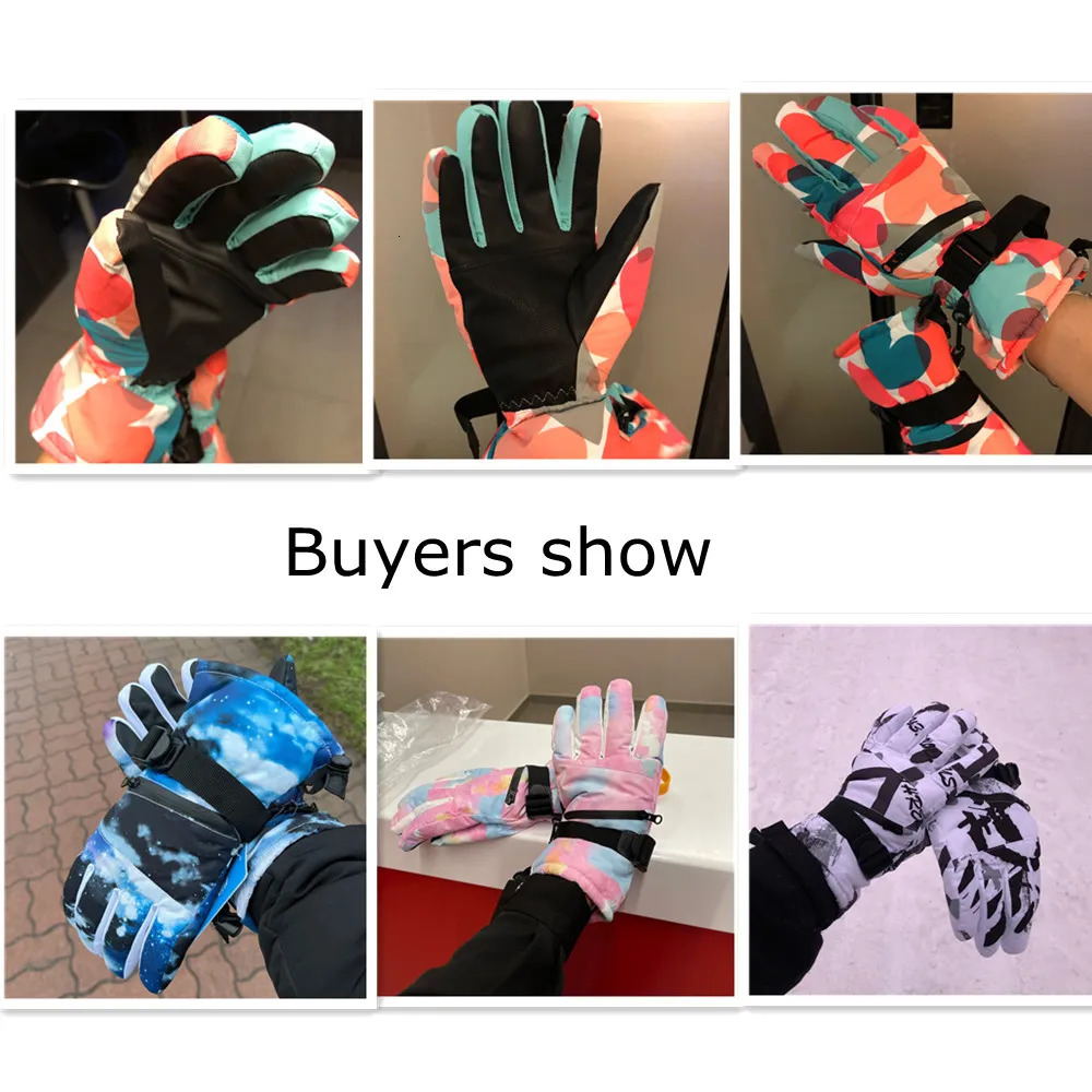 Five Fingers Gloves Professional Winter Warm Ski Touch Screen Fleece Snowboard Ultralight Waterproof Motorcycle Thermal Snow Women Men 230928