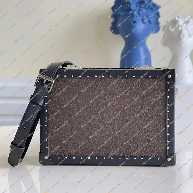 Unisex Fashion Casual Designe Luxury clutch box Shoulder Bags Crossbody Messenger Bag Handbag Tote TOP Mirror Quality Purse briefcase traveling bag suitcase bag