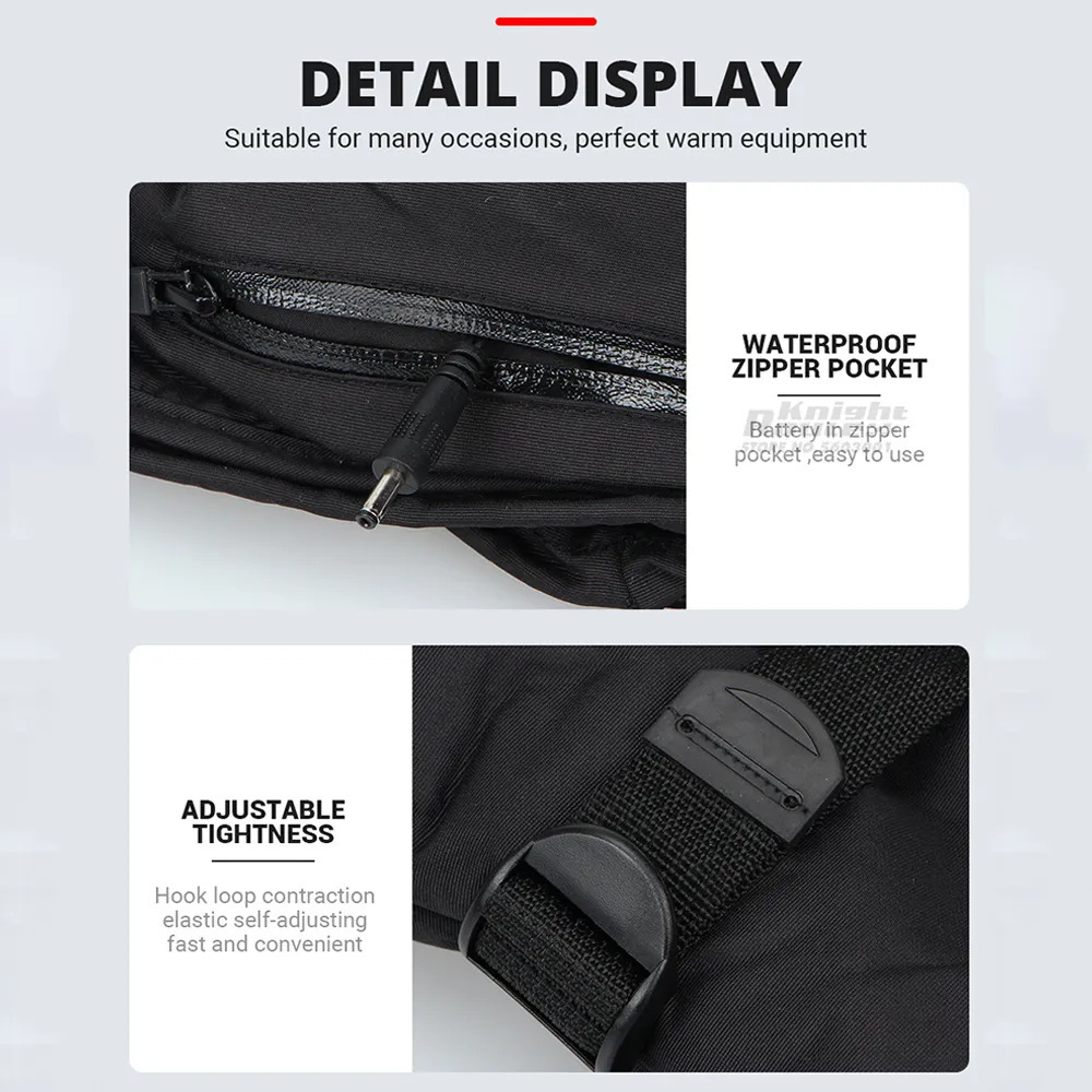 Five Fingers Gloves Winter Heated Men Moto Thermal Electric Heating Motorcycle Touch Screen Battery Powered Riding Ski 230928