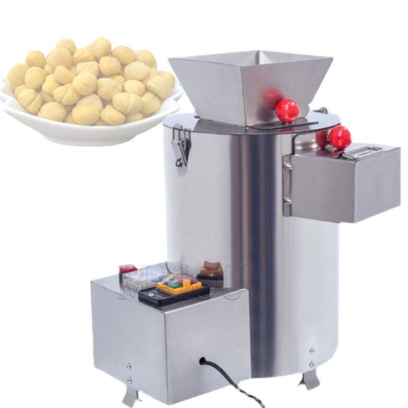 220V 550W Electric Chestnut Sheller Machine Commercial Automatic Chestnut Peeling Peeler Machine
