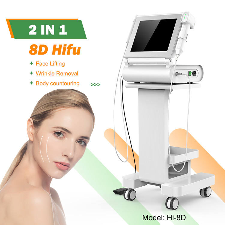 Profession HIFU System 8D Ultrasonic Skin Tightening Face Lifting Anti-wrinkle Facial Firming Lifting Eyebrows Beauty Machine